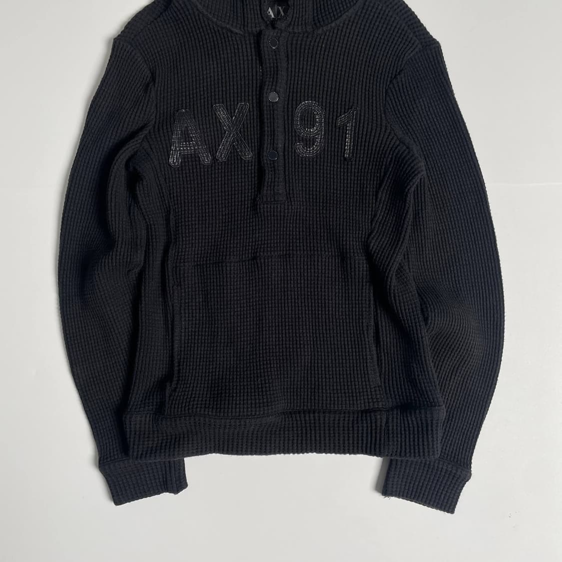 아르마니 익스체인지 와플 코튼 후드 상품이미지5