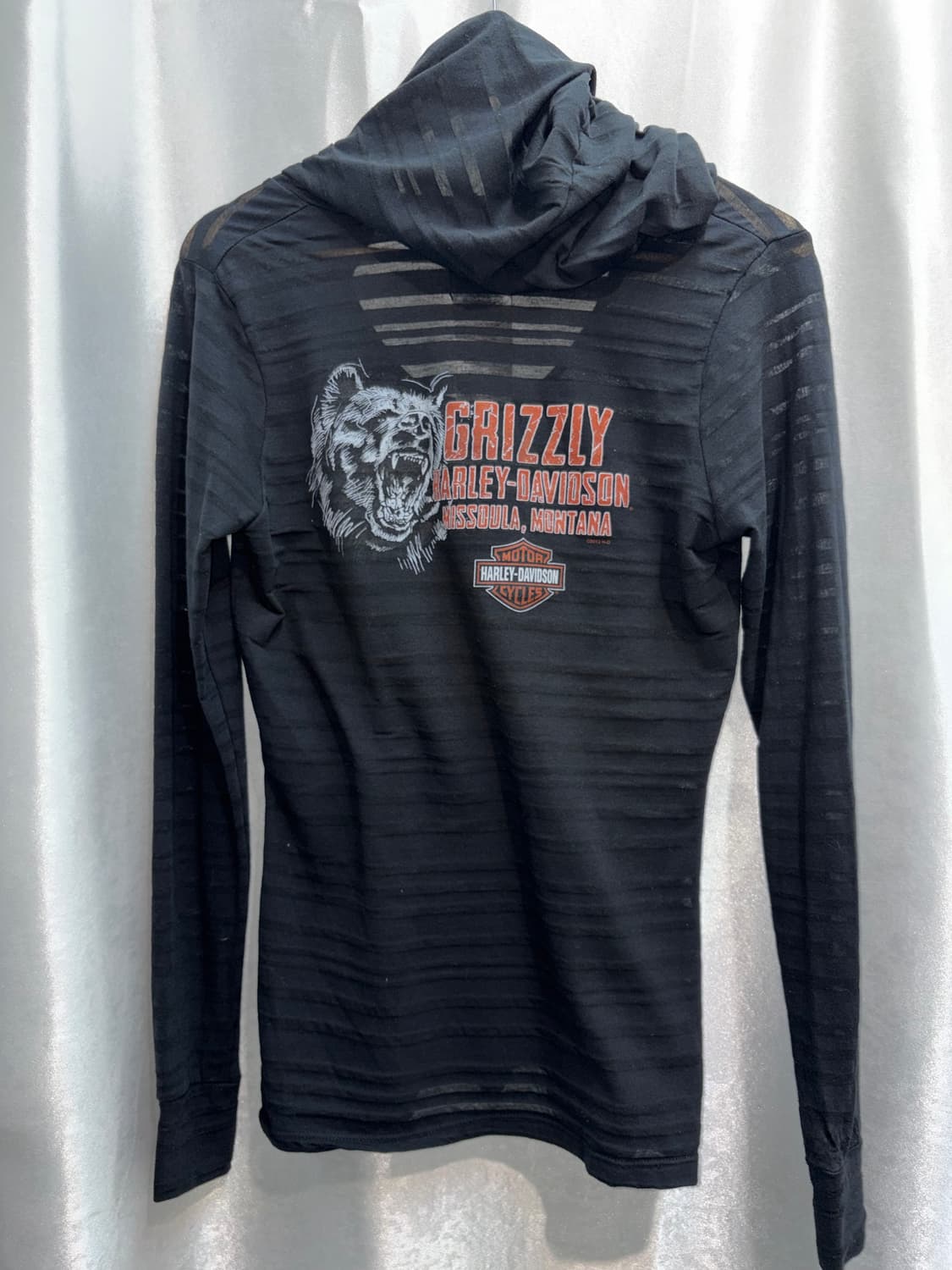 할리데이비슨 여성 긴팔 후드 슬림티 롱슬리브 상품이미지4