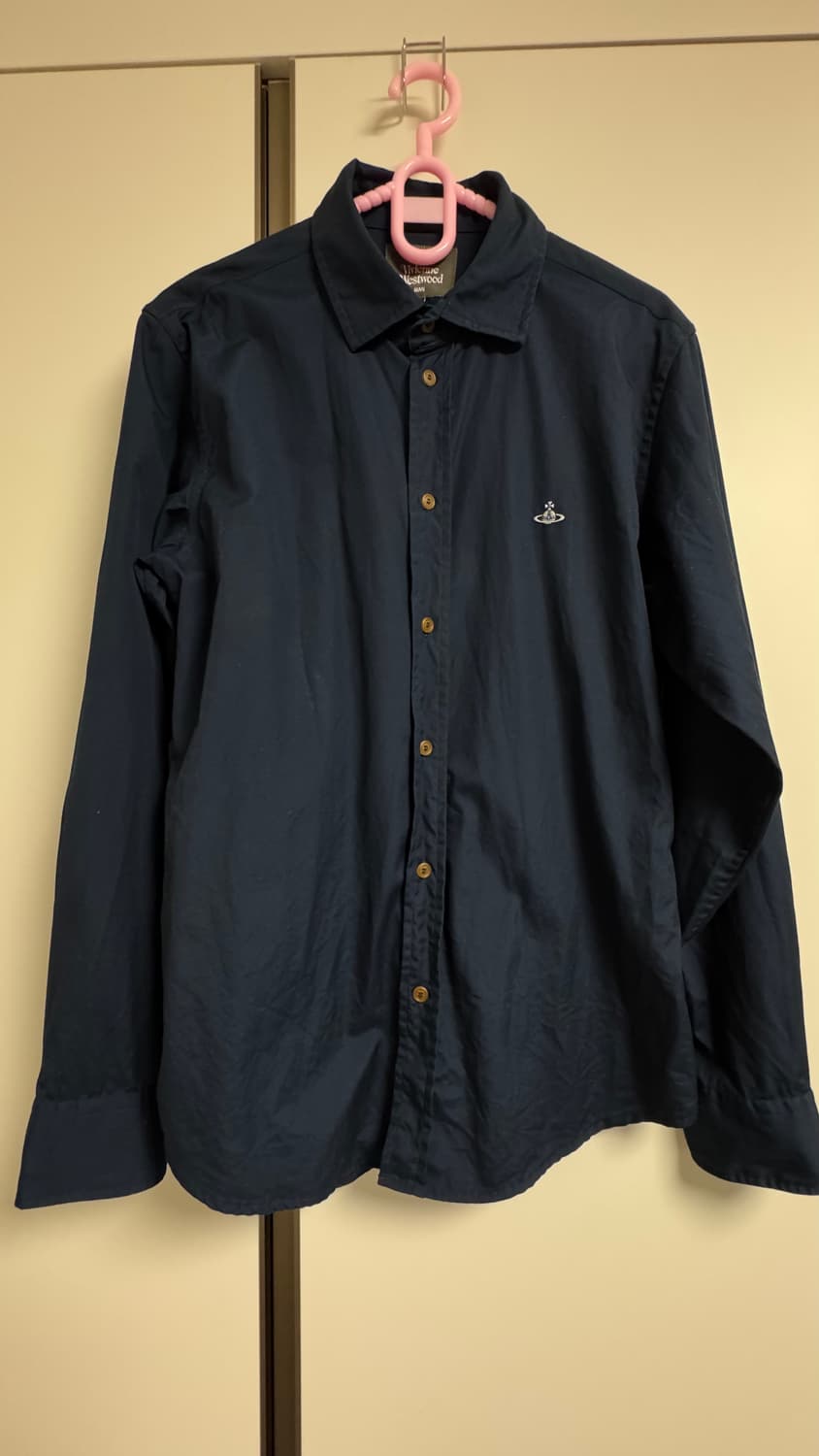 [50] 비비안 웨스트우드 맨 ORB 셔츠 네이비 상품이미지2