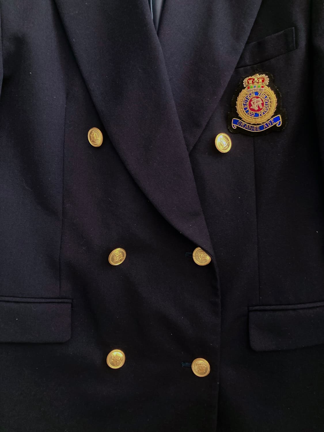 NAVY Double Breasted Jacket 상품이미지3