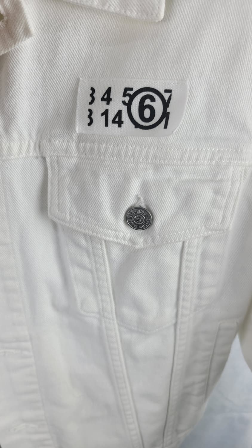 MM6 Maison Margiela 화이트 데님 자켓 상품이미지3