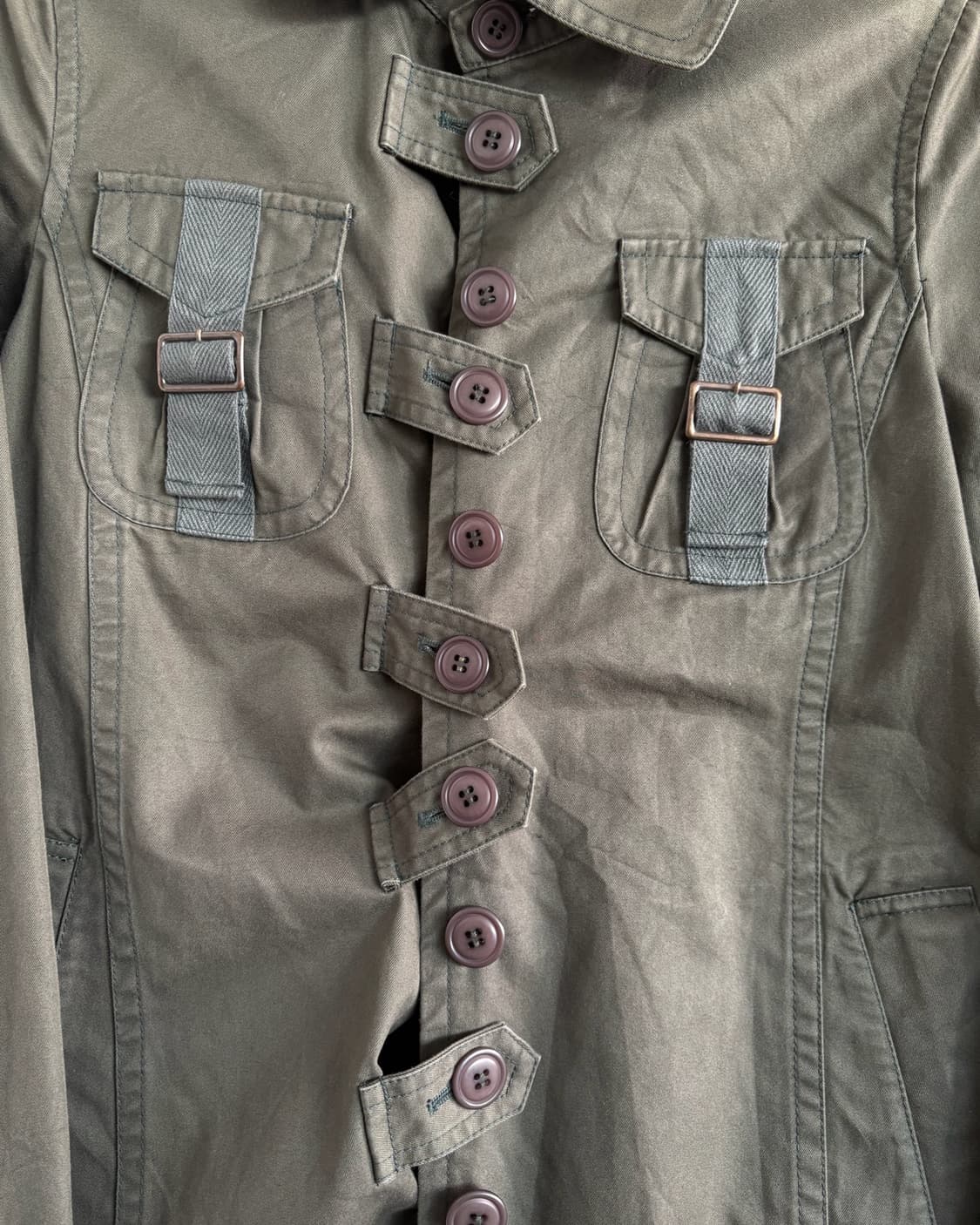 스나오 쿠와하라 이세이미야케 “too many buttons” 자켓 상품이미지6
