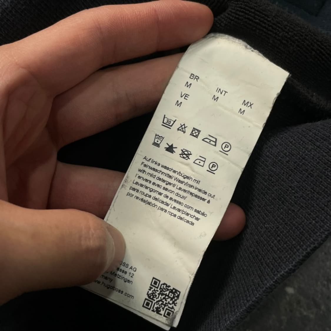 95 휴고보스 블랙 암 로고 집업  상품이미지4