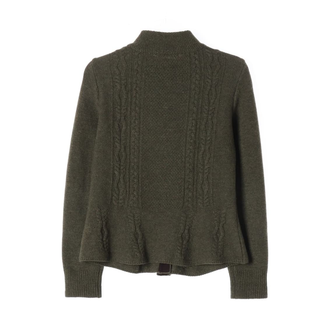 헤지스 올리브 케이블 니트 자켓 상품이미지2