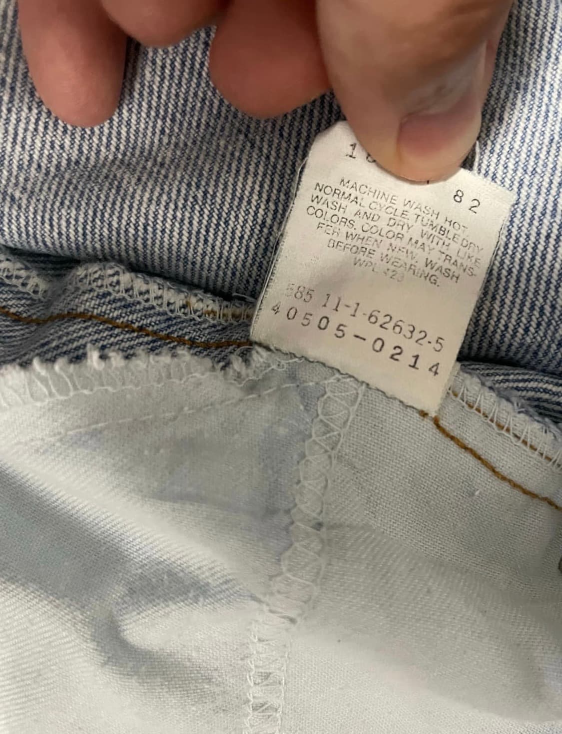 90s levi’s 리바이스 505 빈티지 데님 made in usa 상품이미지4