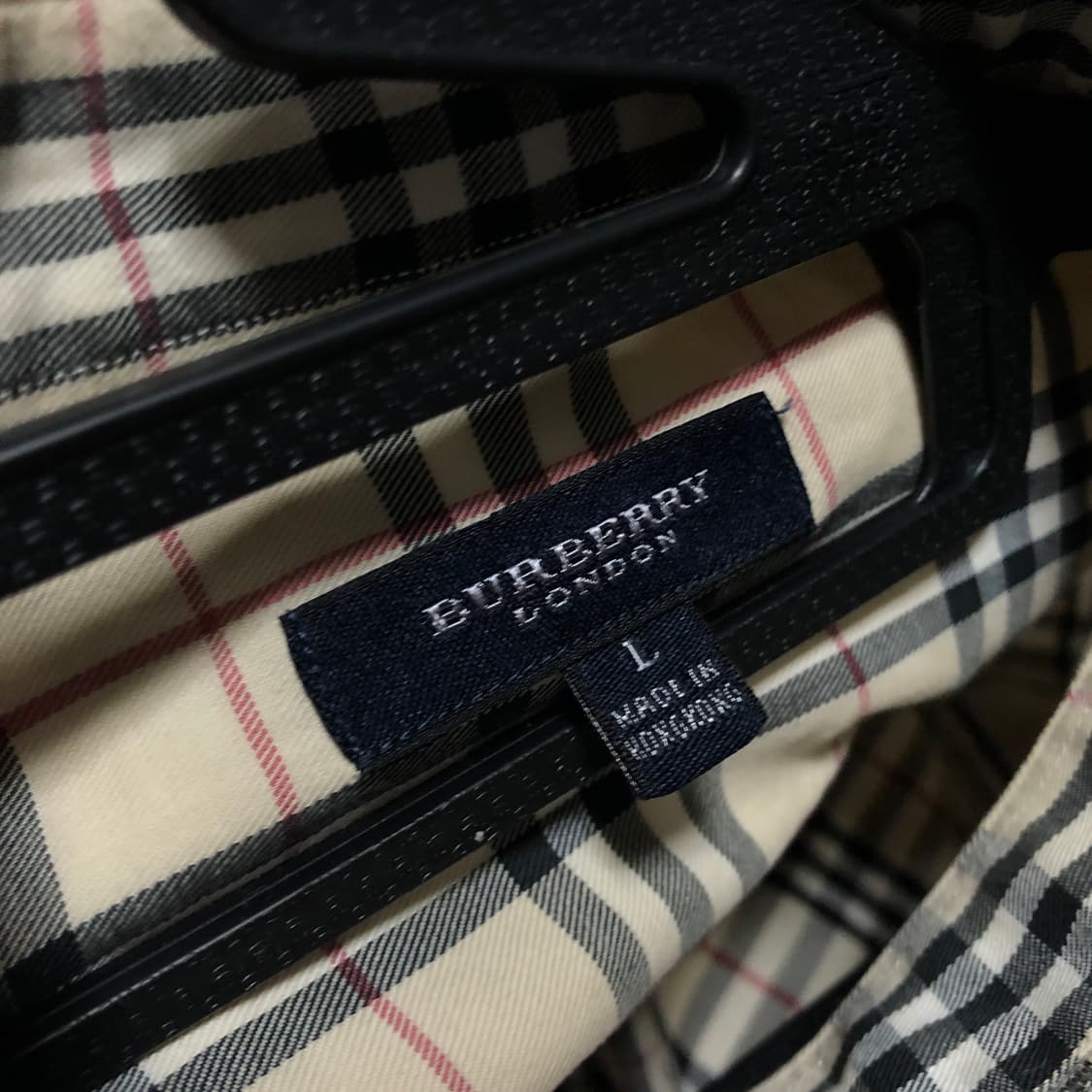 버버리 노바체크 셔츠 남성용 상품이미지4