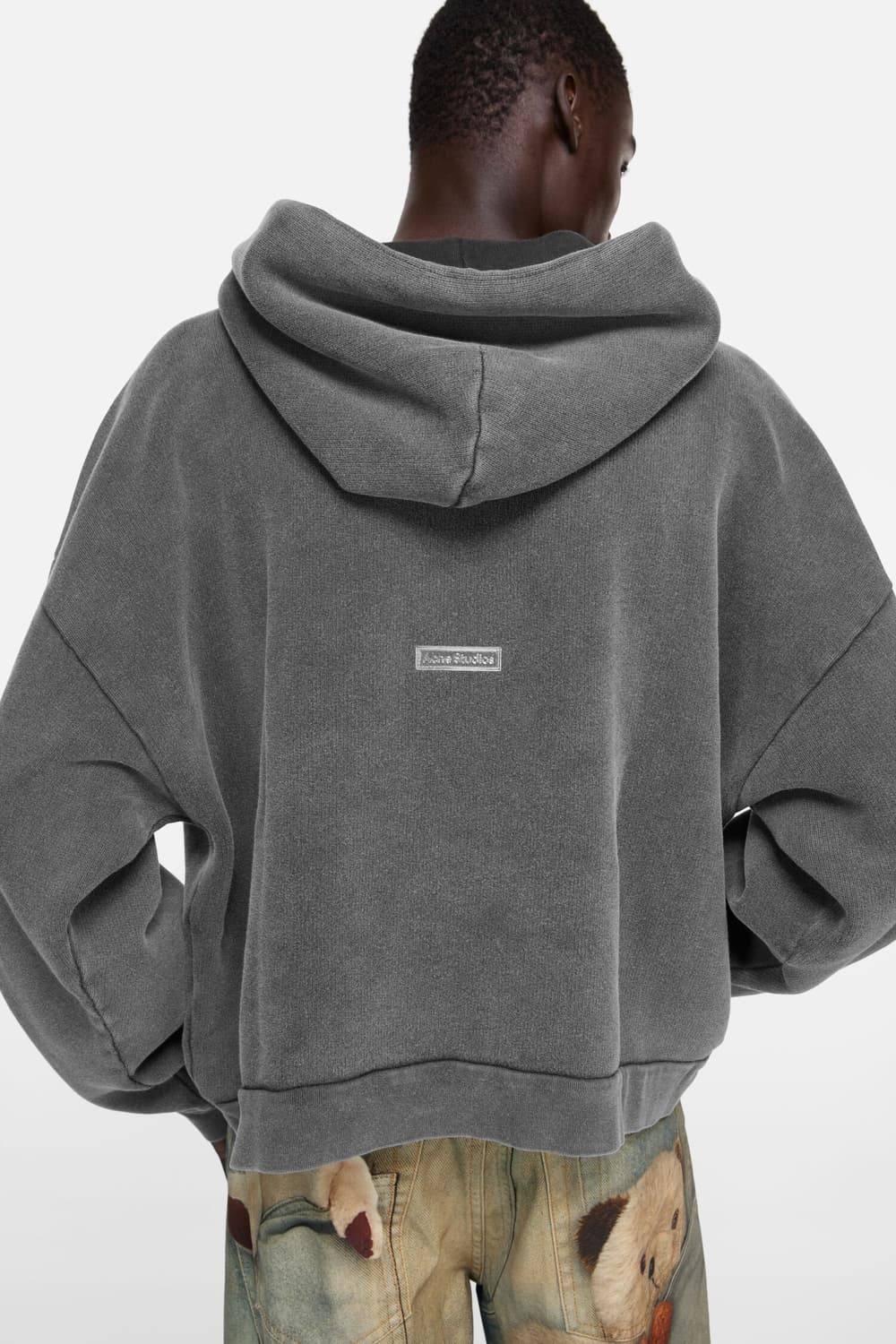 Acne Studios 로고 플리스 후디 상품이미지3