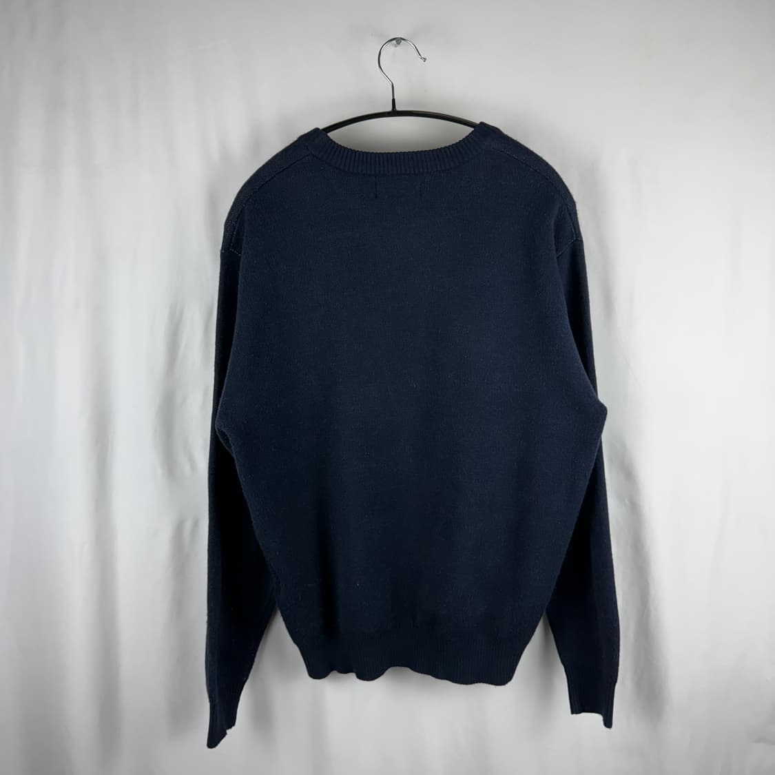 S) 예일 라이크 댄 라운드 니트 네이비 상품이미지6