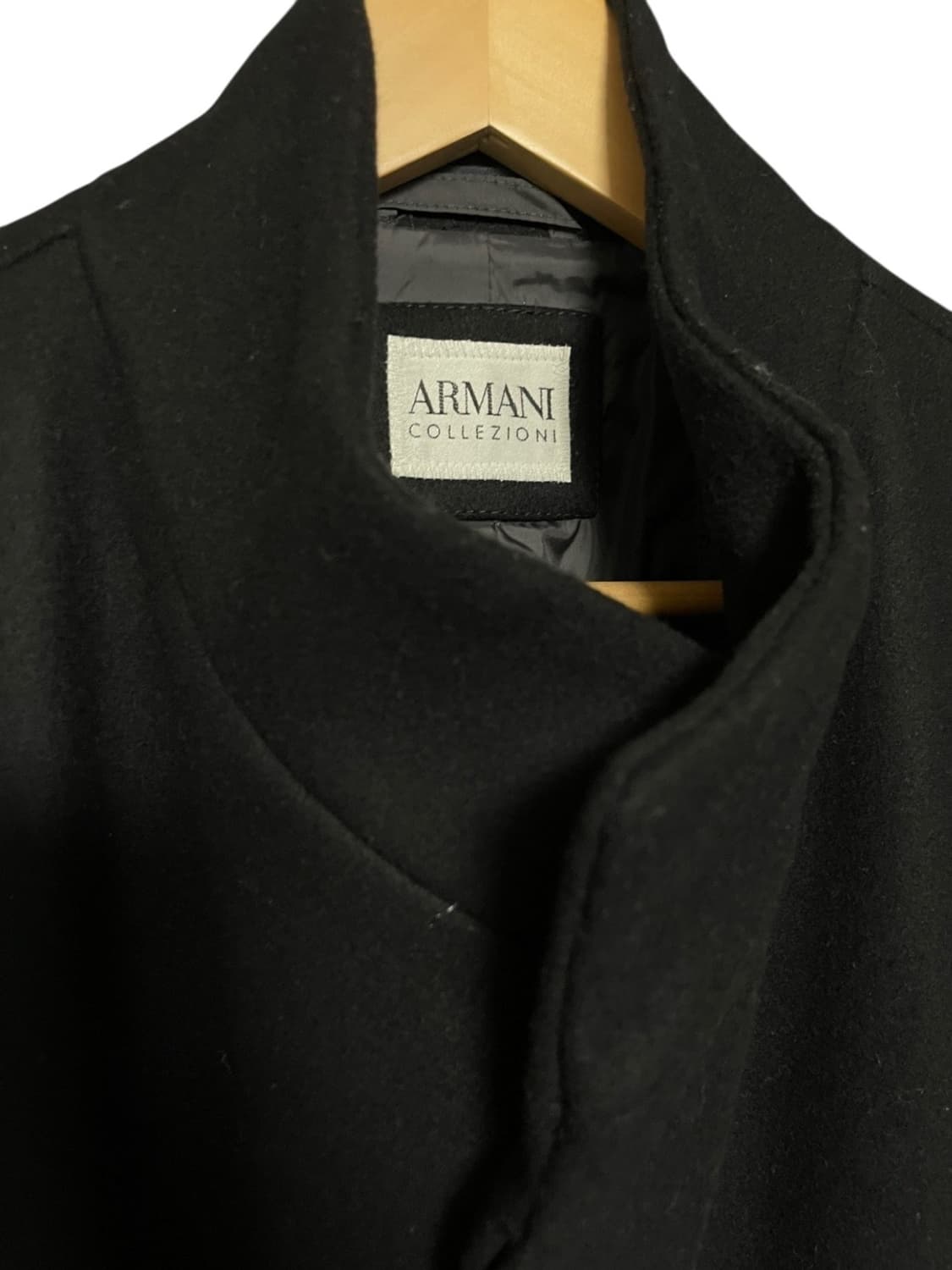  아르마니 콜레지오니 블랙 코트  상품이미지4