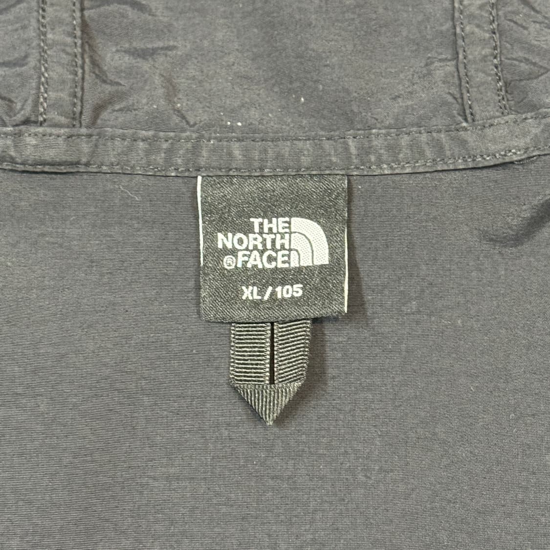 XL) 노스페이스 센터로고 바람막이 자켓 블랙 상품이미지8