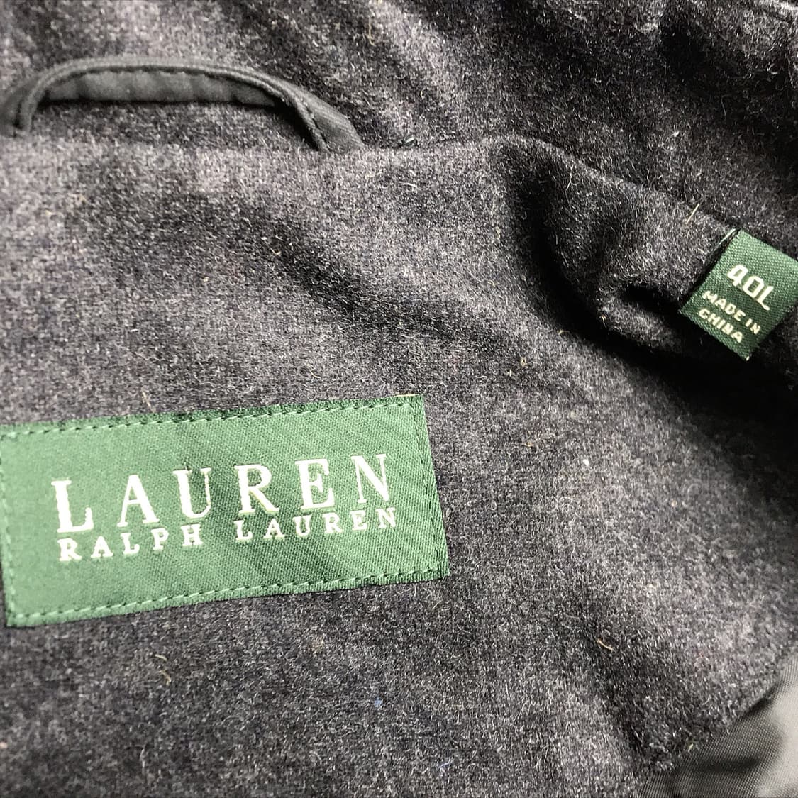 로렌 랄프로렌 싱글 코트 남성40L (105) 상품이미지9