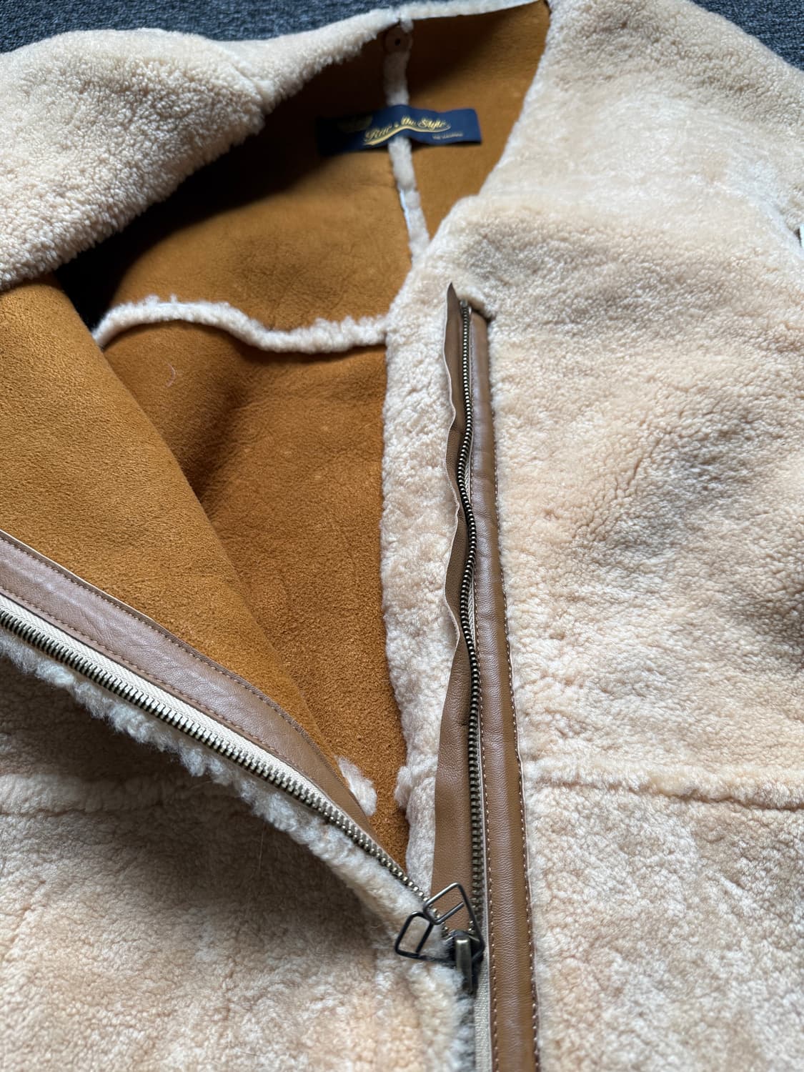 빈티지 퍼 로브 무스탕 상품이미지4