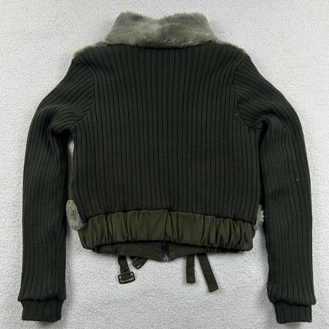 빈티지 밀리터리st 퍼 자켓 올리브 상품이미지6
