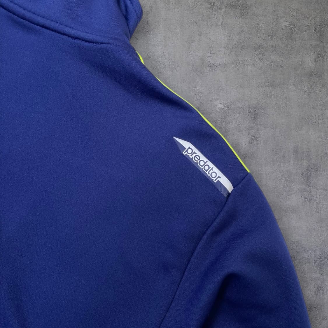 아디다스 Adidas 블루 형광 프레데터 플리스 집업 100 상품이미지7