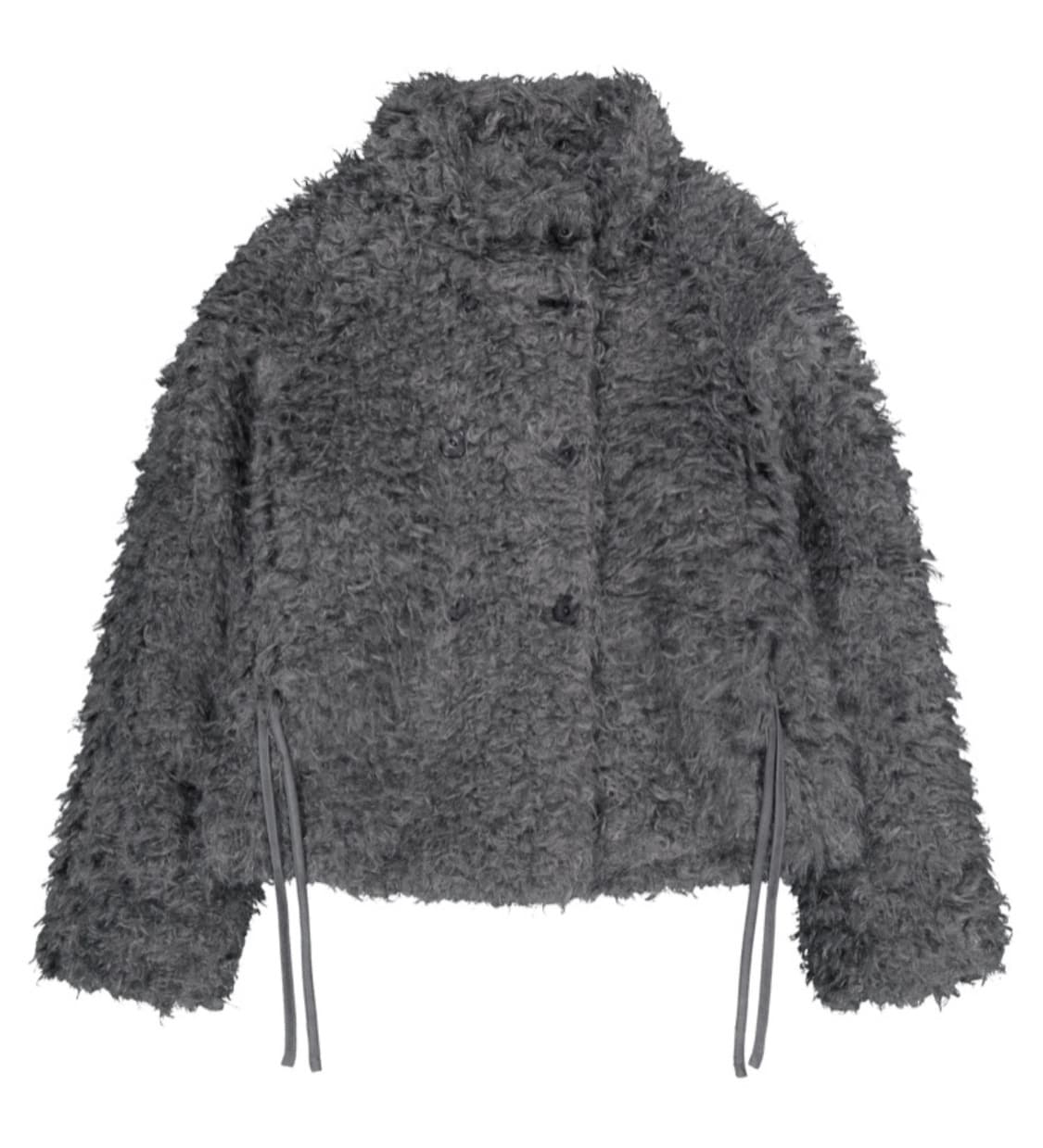 코이세이오 퍼자켓 그레이 상품이미지1