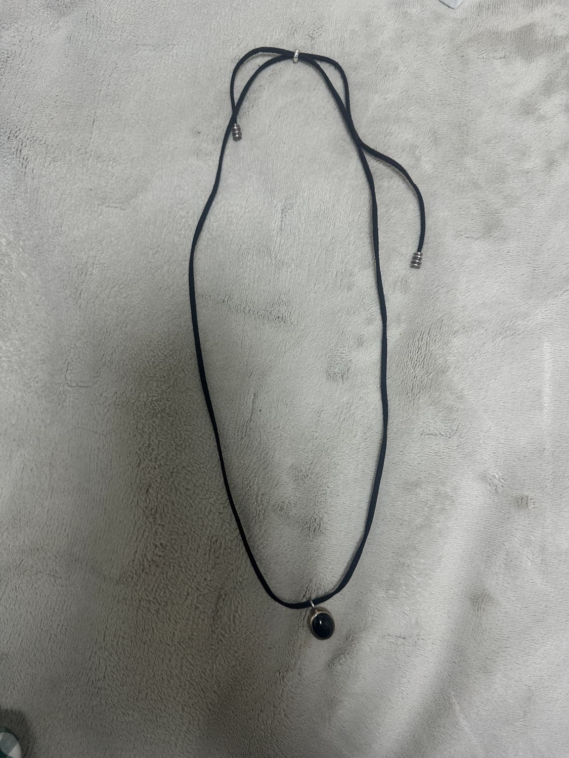 유스 원석 레더 스트랩 목걸이 판매해요 상품이미지2