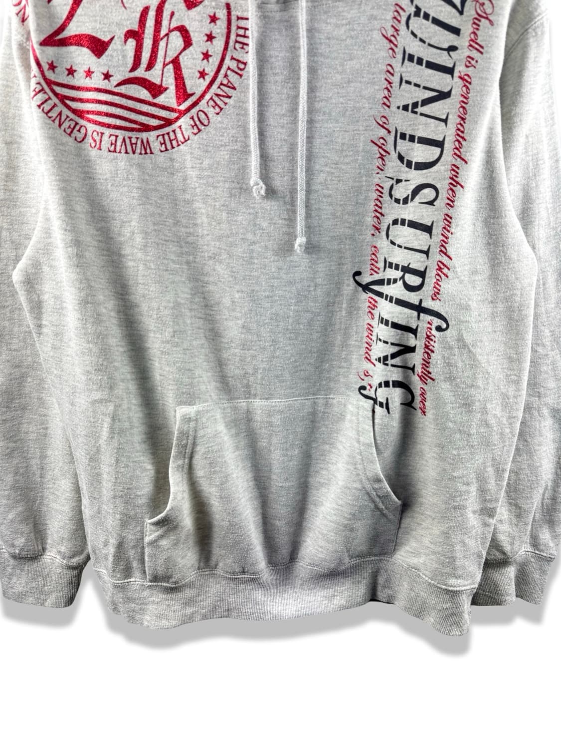 JPN Y2K 글리터 레터링 후드집업1889 상품이미지4