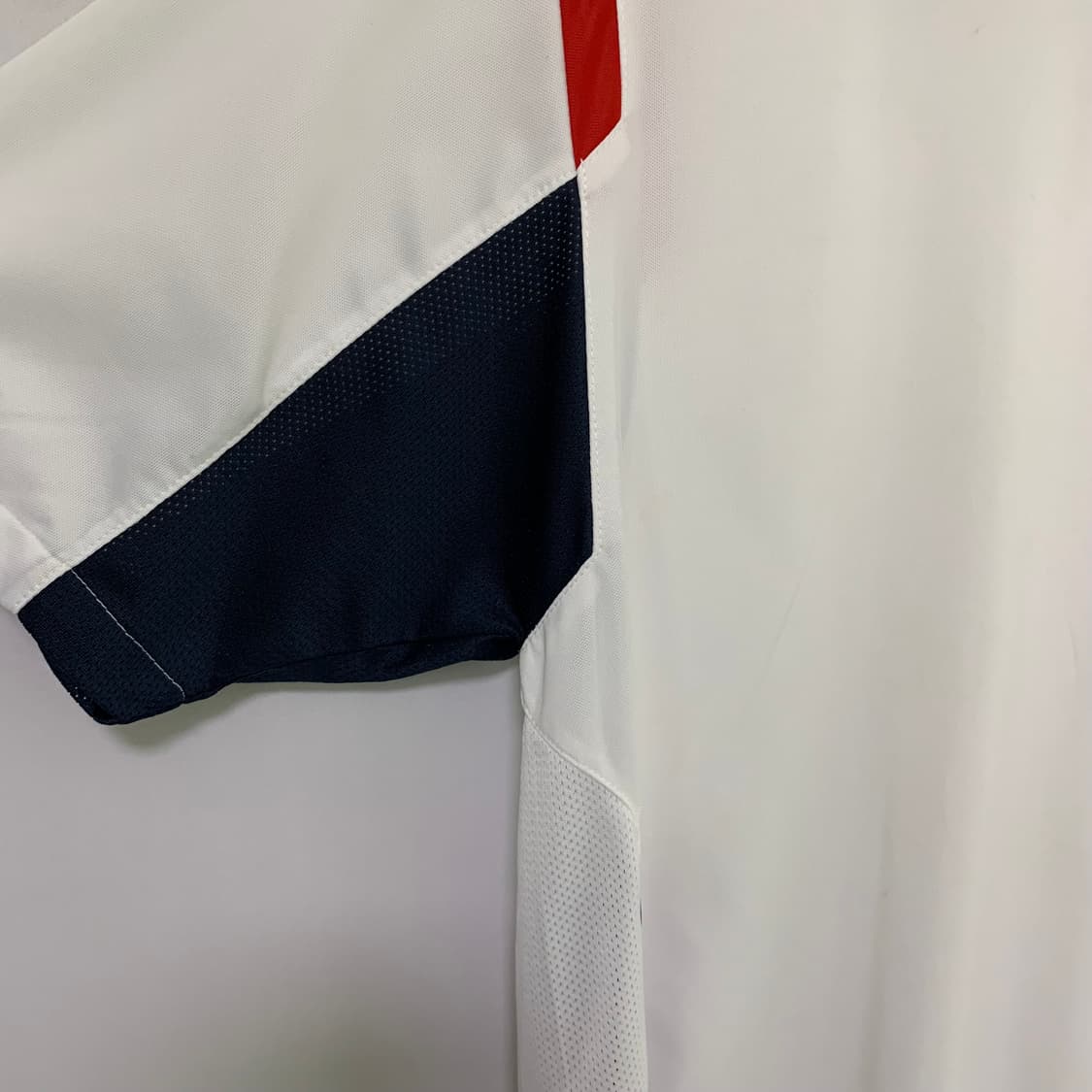 나이키 드라이핏 기능성 메쉬 배색 반팔 티셔츠 화이트 유니폼 트레이닝 상품이미지6