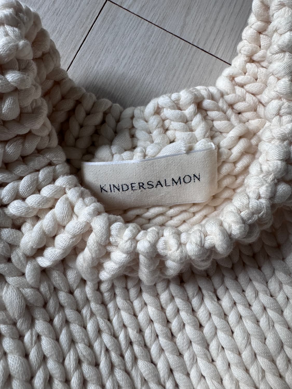 kindersalmon 핸드메이드 벌키니트 판매합니다  상품이미지3