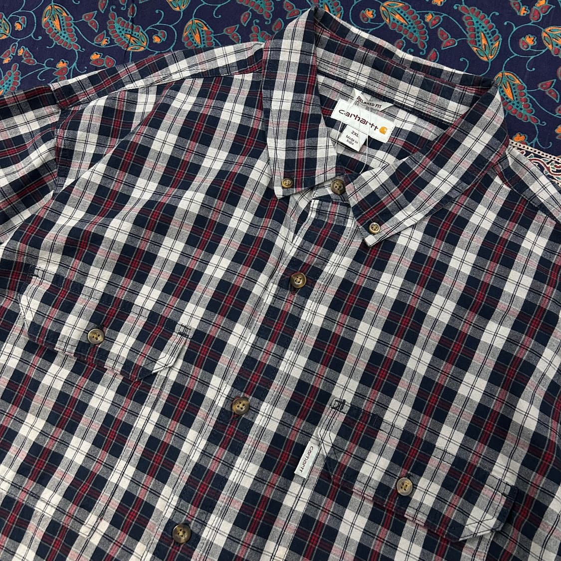 Carhartt Relaxed Fit Check Shirts 상품이미지1
