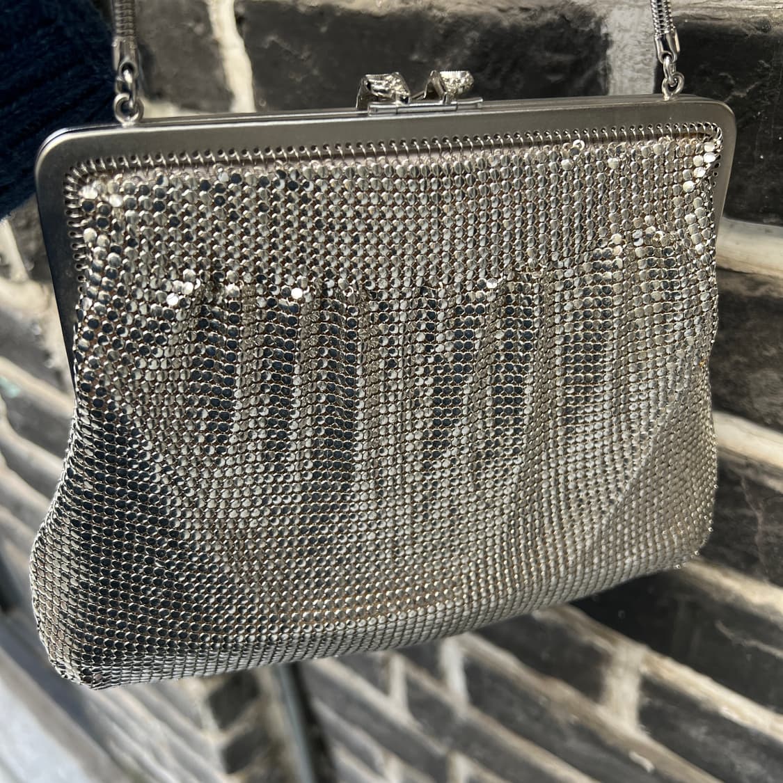 빈티지 실버 메쉬 이브닝백 상품이미지6