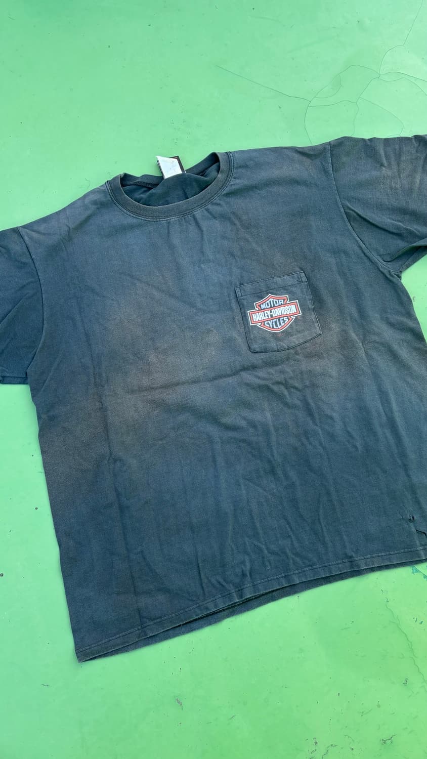 08' Harley Davidson Faded Print T-shirt  상품이미지3