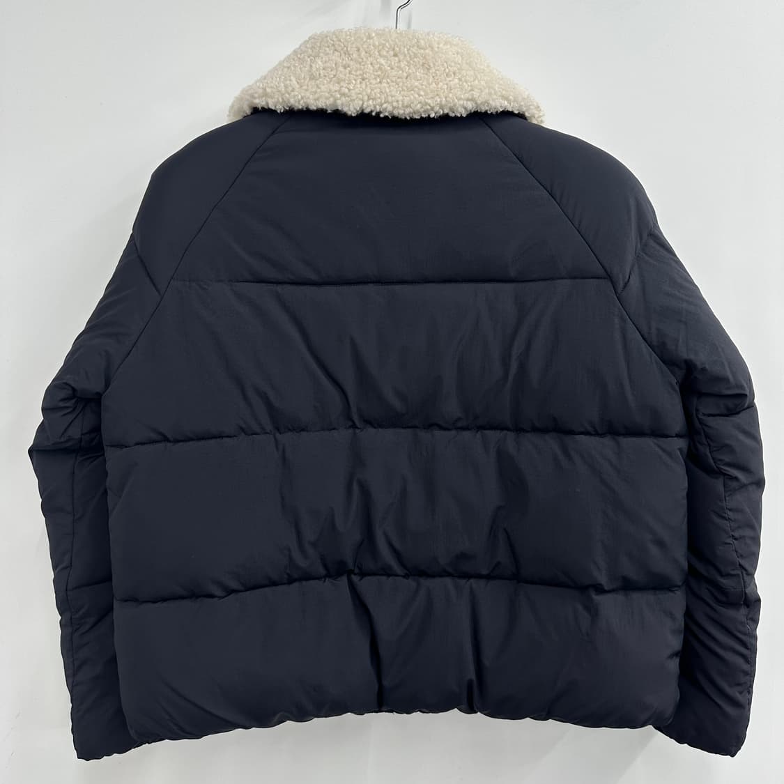 90 미쏘 여자 양털 카라 루즈핏 웰론 더플 숏 패딩 상품이미지2