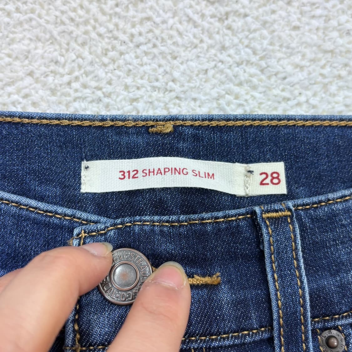 28 리바이스 312 슬림 데님 팬츠 0325E 상품이미지4