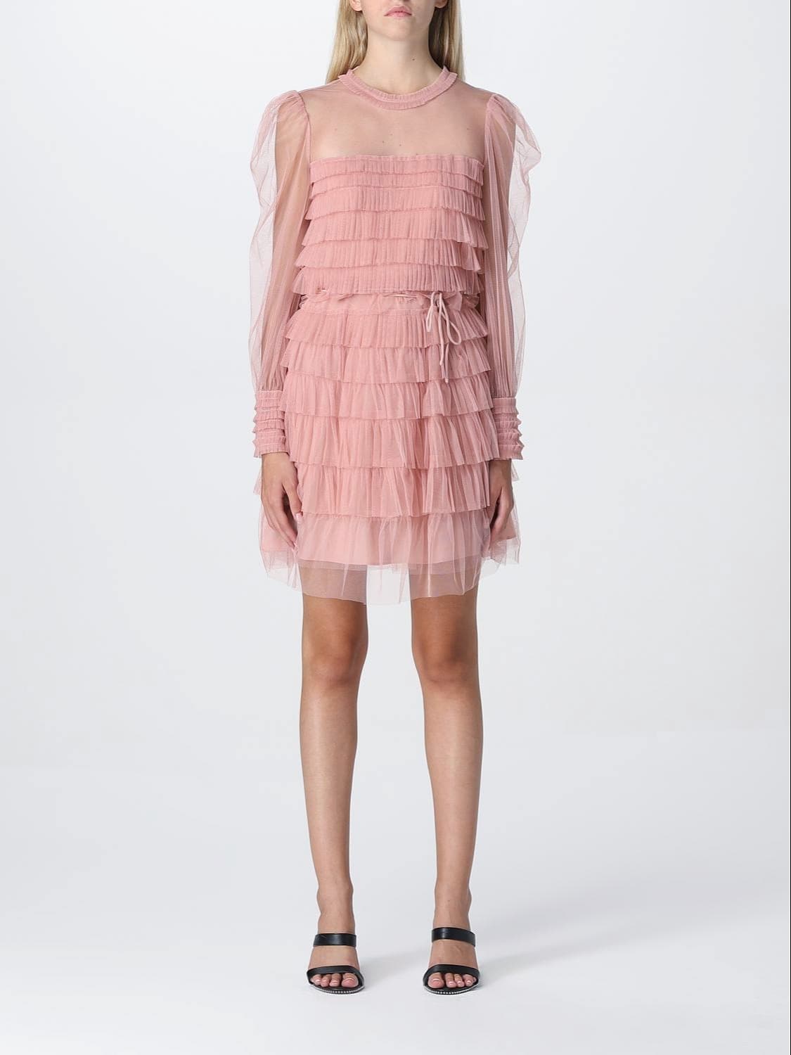 트윈셋 핑크 튤 원피스 상품이미지5