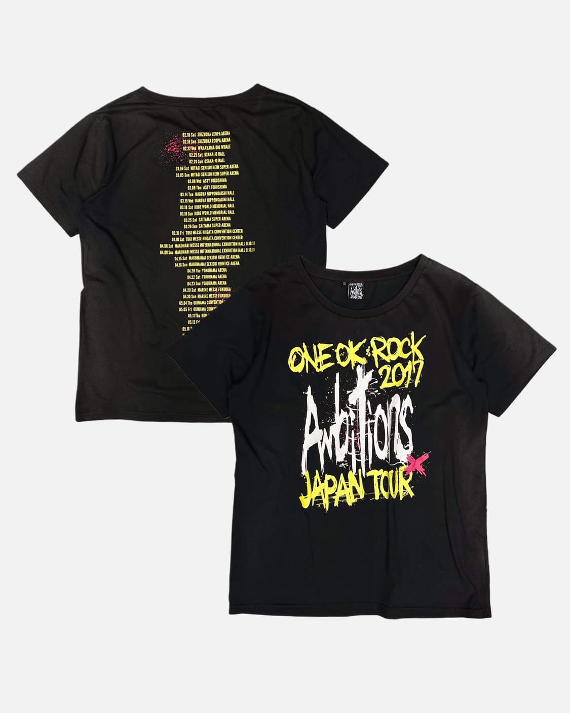 ONE OK ROCK 2017 tour official t-shirt 상품이미지1