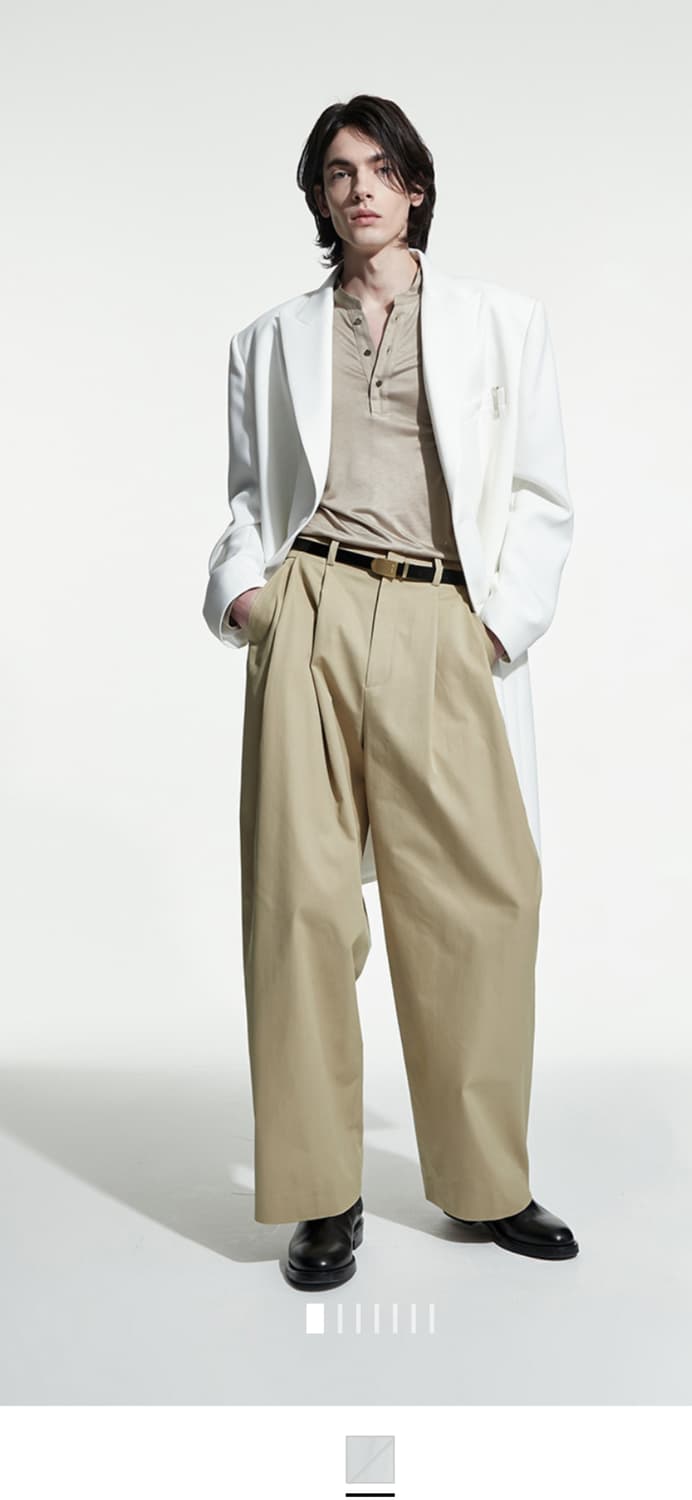 시스템옴므 21ss 파리컬렉션 더블 트렌치 코트 팝니다 상품이미지2