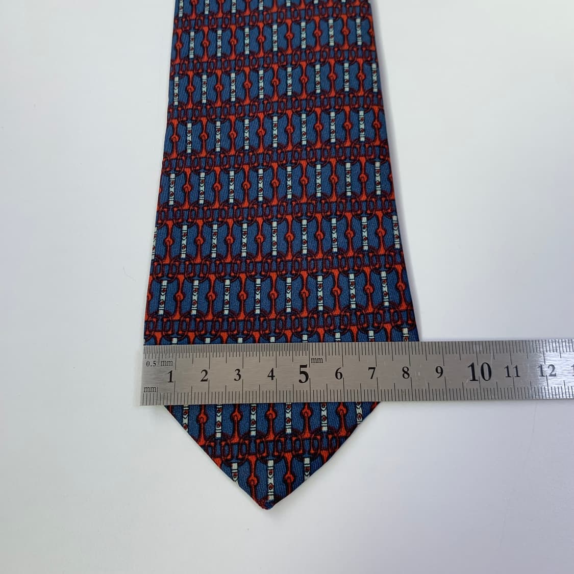 에르메스(HERMES) 명품 빈티지넥타이 프랑스 100실크 A등급 상품이미지9