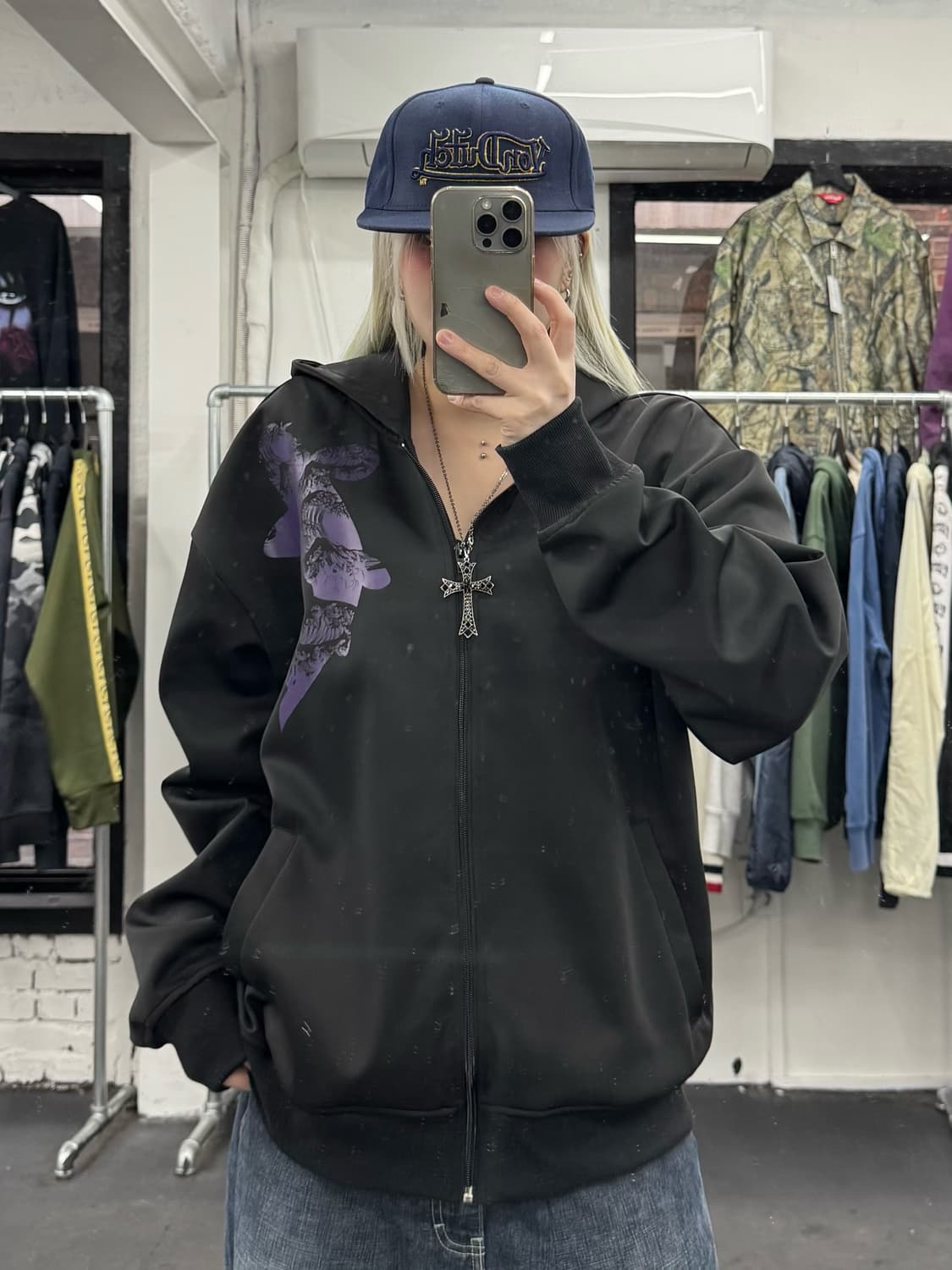 카라쿠리 타마시 오리엔탈 후드집업 상품이미지3