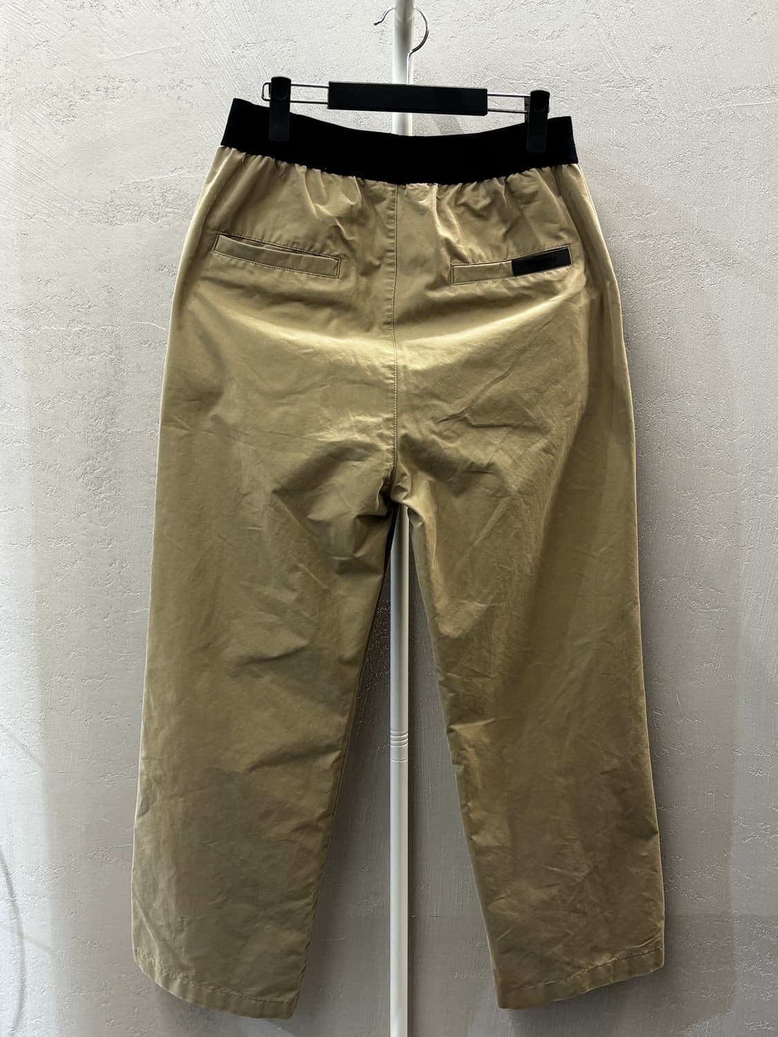 피어 오브 갓 베이지 로고 밴딩 팬츠 M 상품이미지9