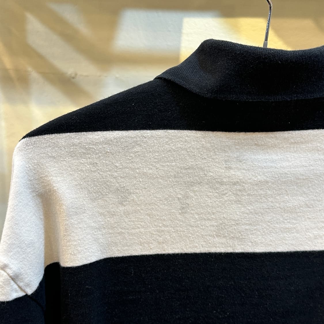 와릿이즌 what it isnt 흑백 스트라이프 긴팔 S 상품이미지5