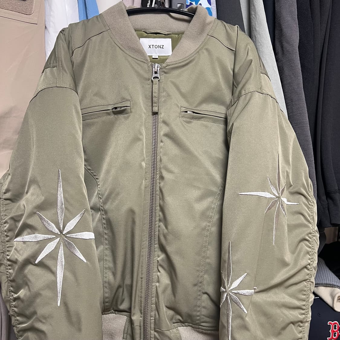 엑스톤즈 ma-1 자켓 카키 상품이미지4