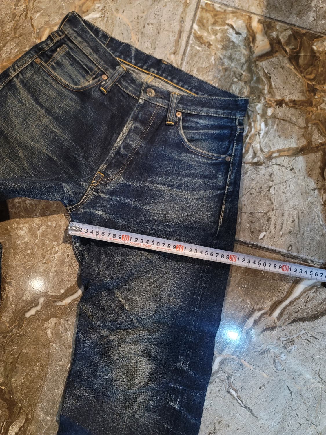 사무라이진 헤비온즈 셀비지 데님 팬츠 상품이미지6