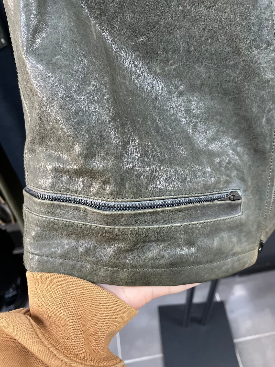 하이더 아커만 레더 후드 자켓  상품이미지6