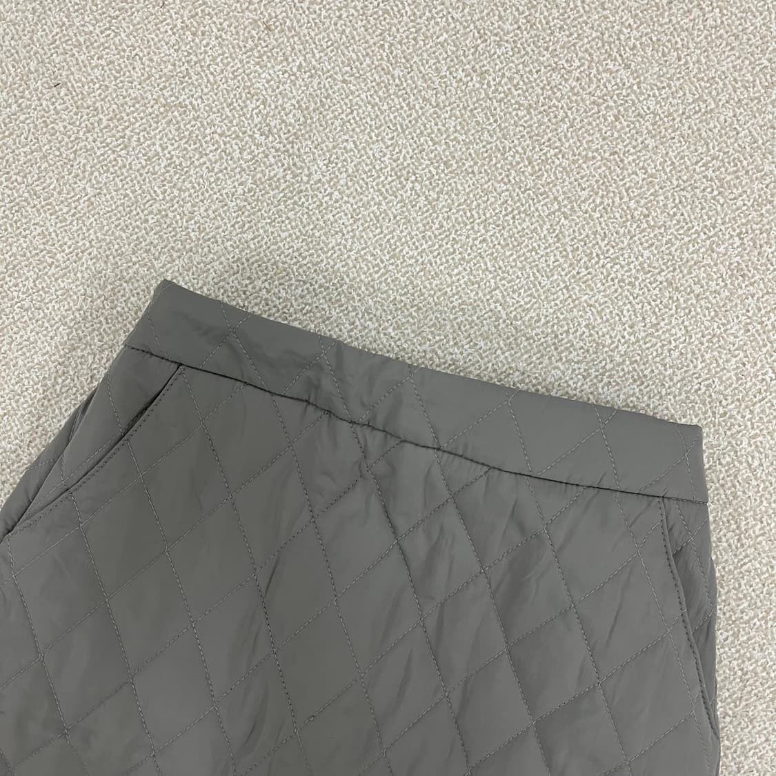 L 고급 퀄팅 패딩 치마 스커트 0202M2 상품이미지2