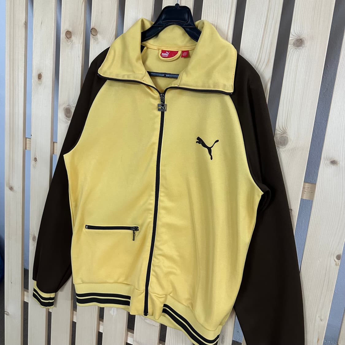 (L) 퓨마 초코바나나 브라운 져지 트랙탑 상품이미지3