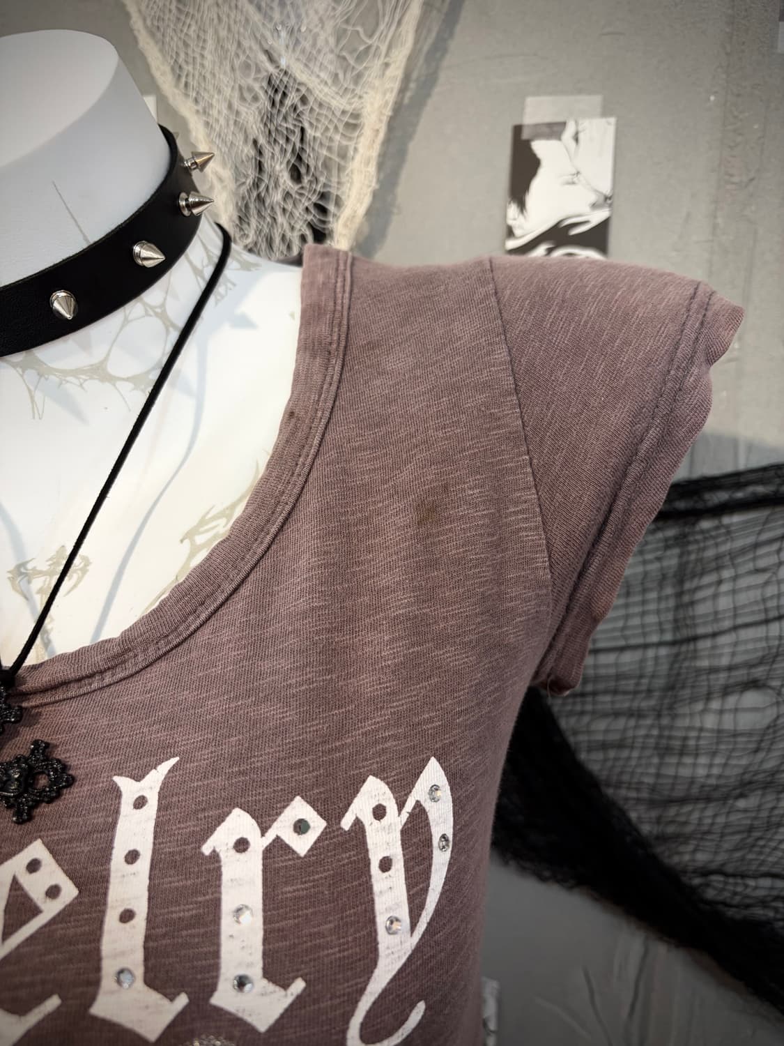 Y2K cubic lettering short sleeve 상품이미지7