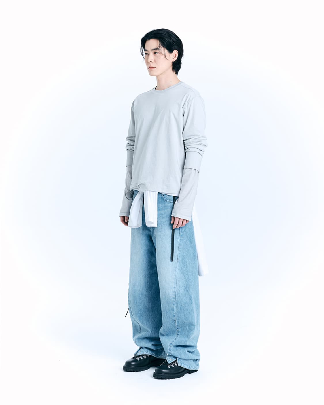 SYMM Reversible Layered Long Sleeve Tee 상품이미지3