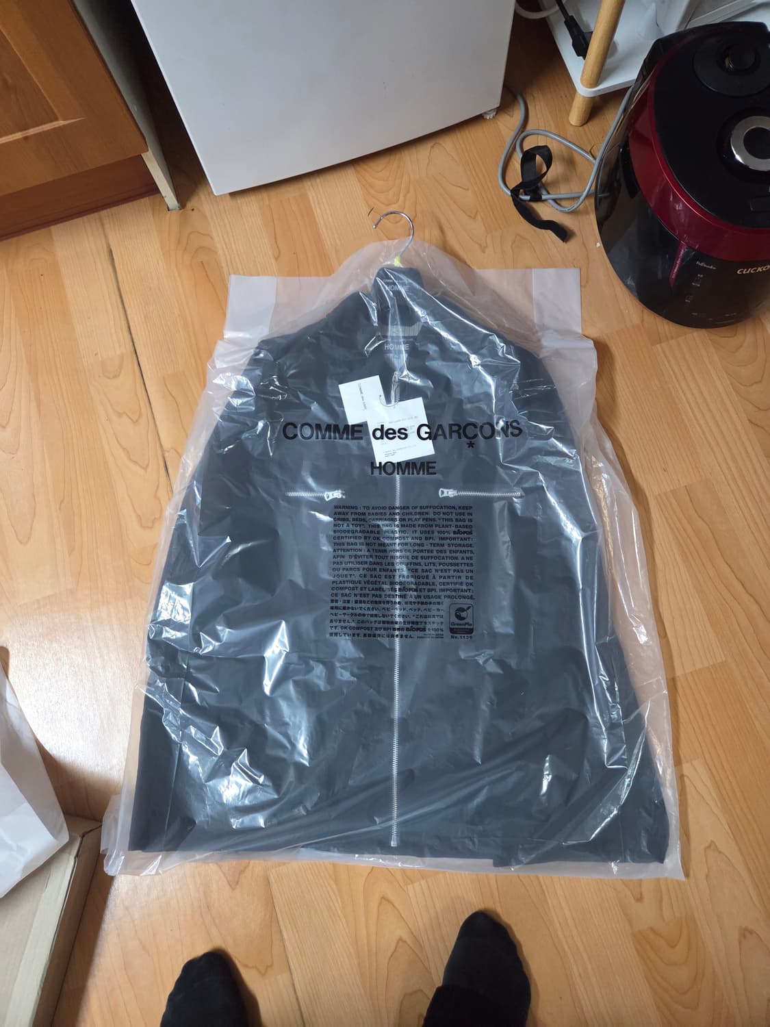 꼼데가르송 옴므 리넨코튼 자켓 xl 상품이미지2