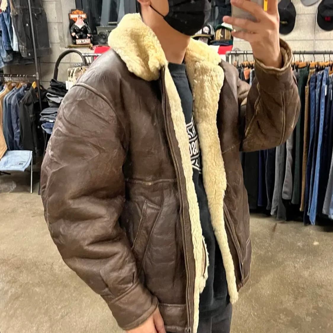 빈티지 B-3 양가죽 무스탕 (105) 상품이미지3