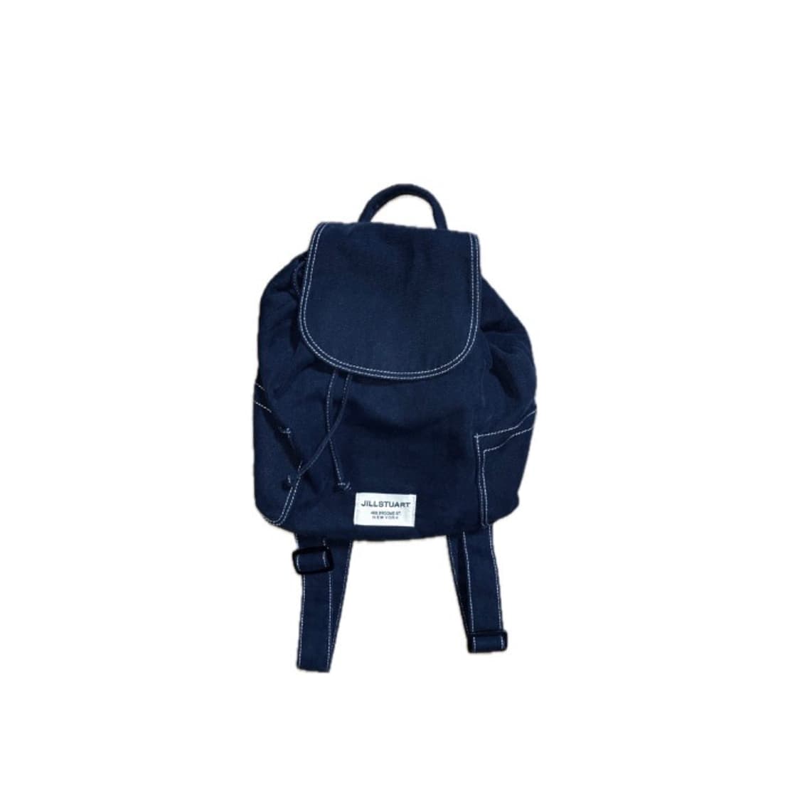 질스튜어트 네이비 캔버스 스티치 백팩 상품이미지1