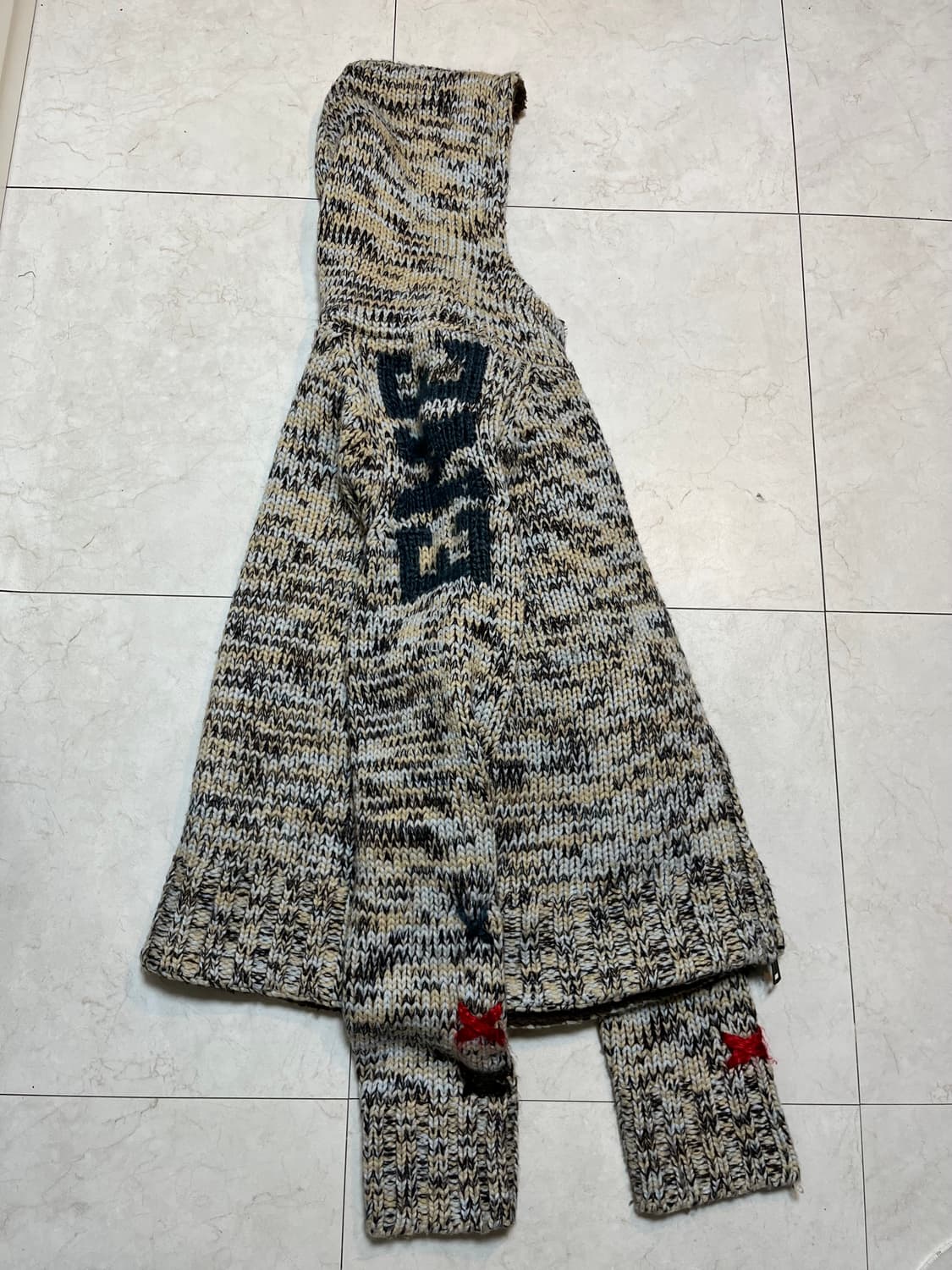 Made in italy Energie 니티드 투웨이 후드집업 자켓 상품이미지6