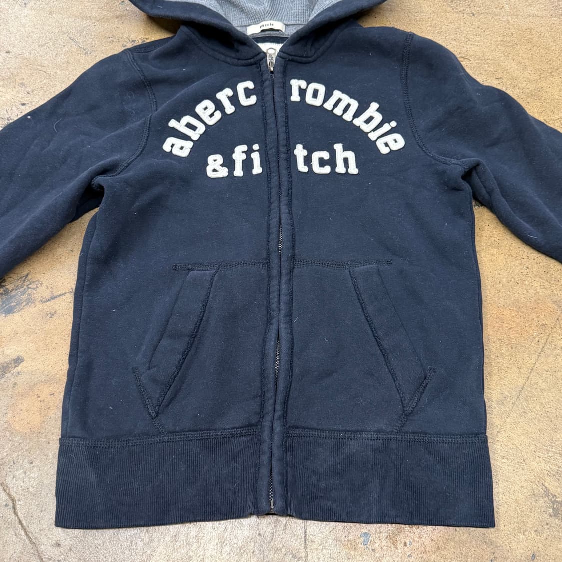 아베크롬비 네이비 후드집업 상품이미지3