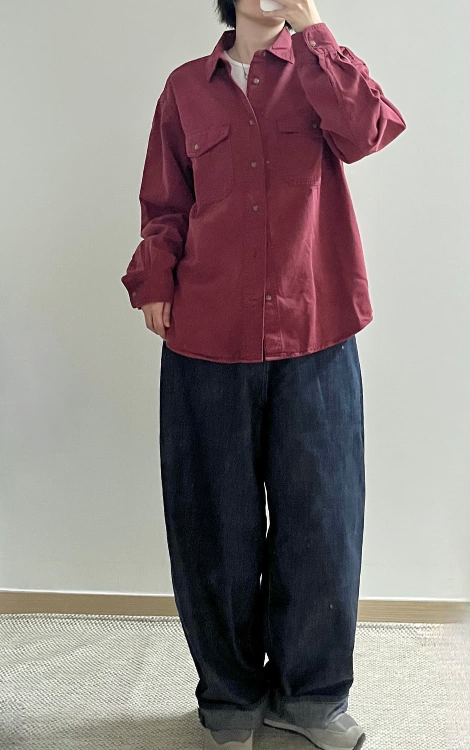 gap 갭 데님 셔츠 자켓 M 상품이미지2