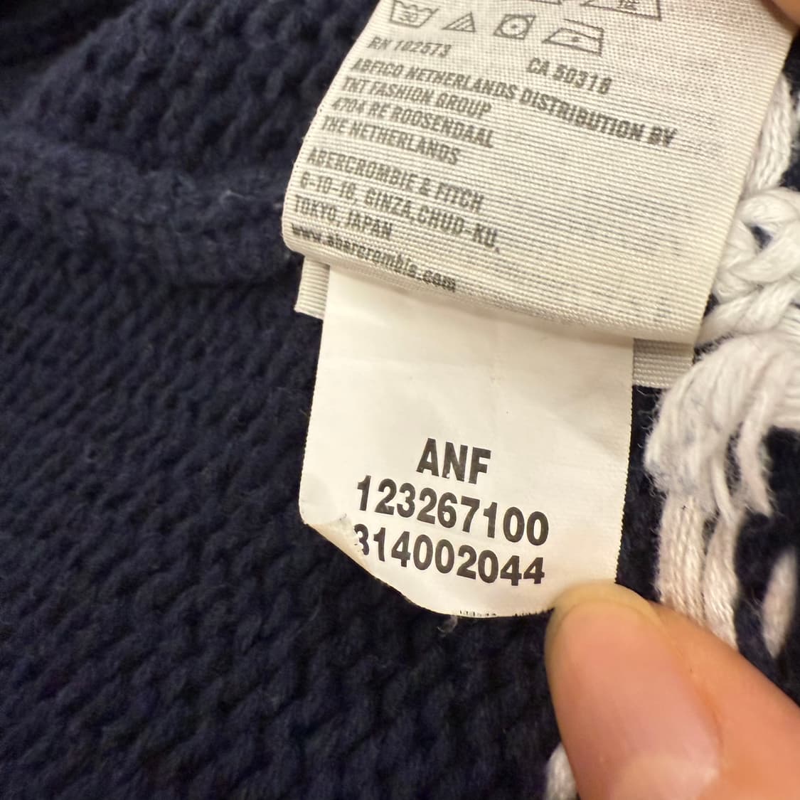 아베크롬비 네이비 모리 니트 가디건 상품이미지7
