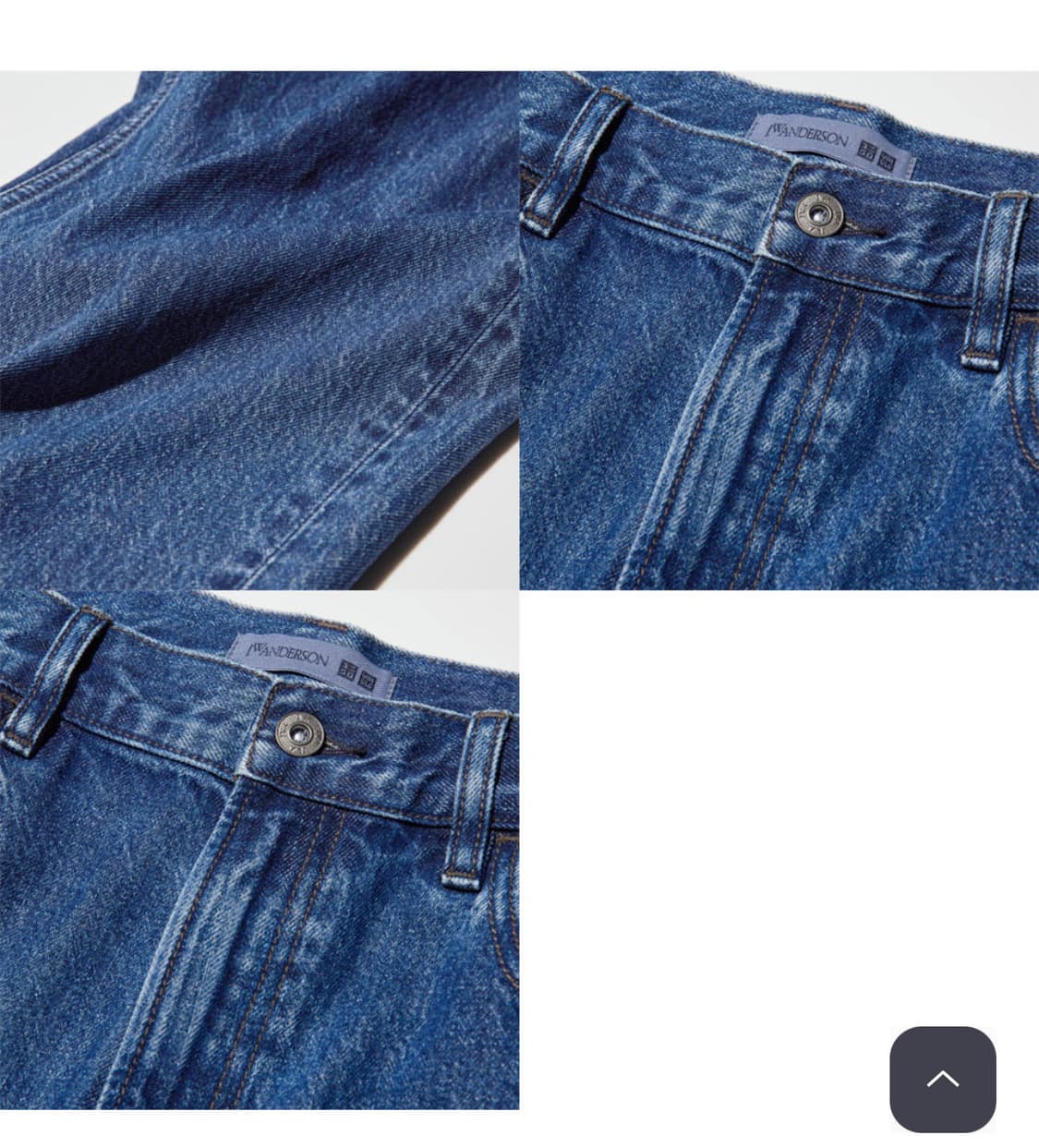 유니클로 jw앤더슨 스트레이트 데님 진 64블루 상품이미지3